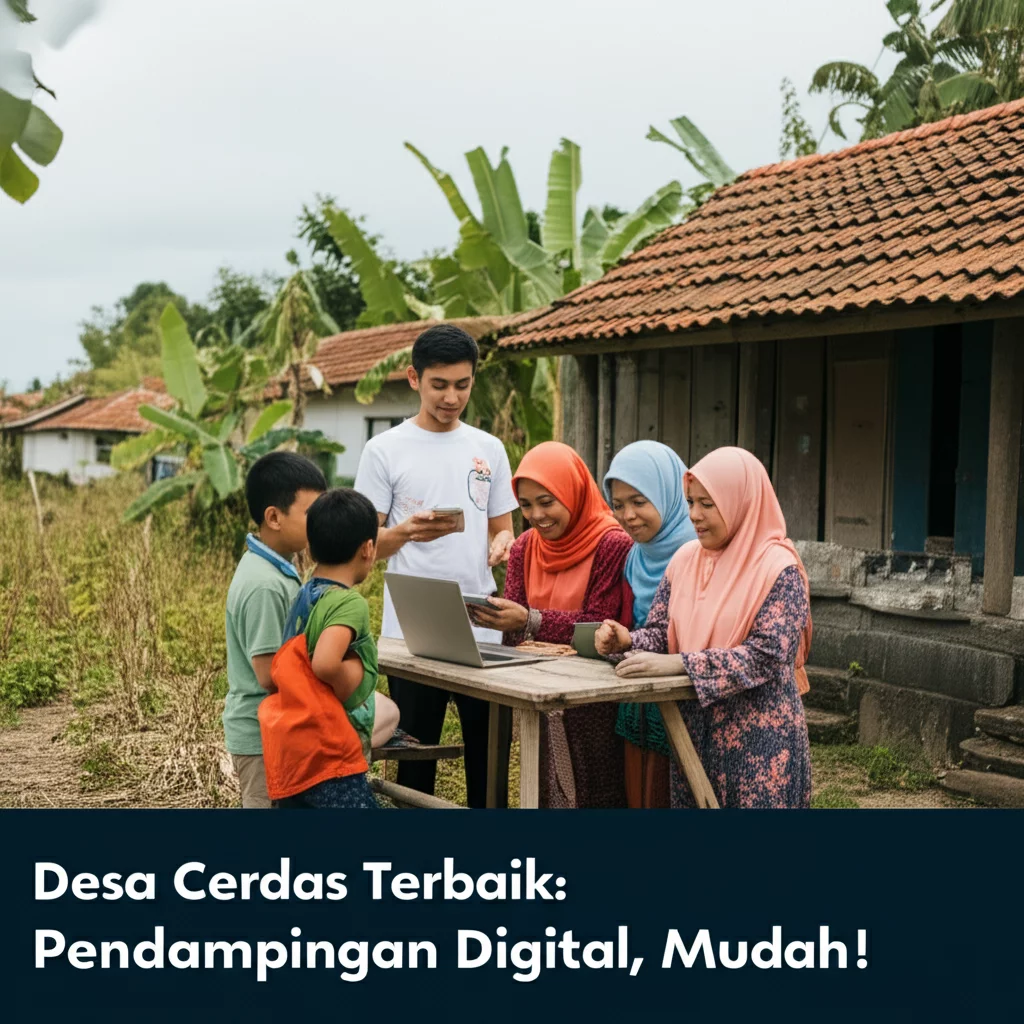 Desa Cerdas Terbaik: Pendampingan Digital, Mudah!