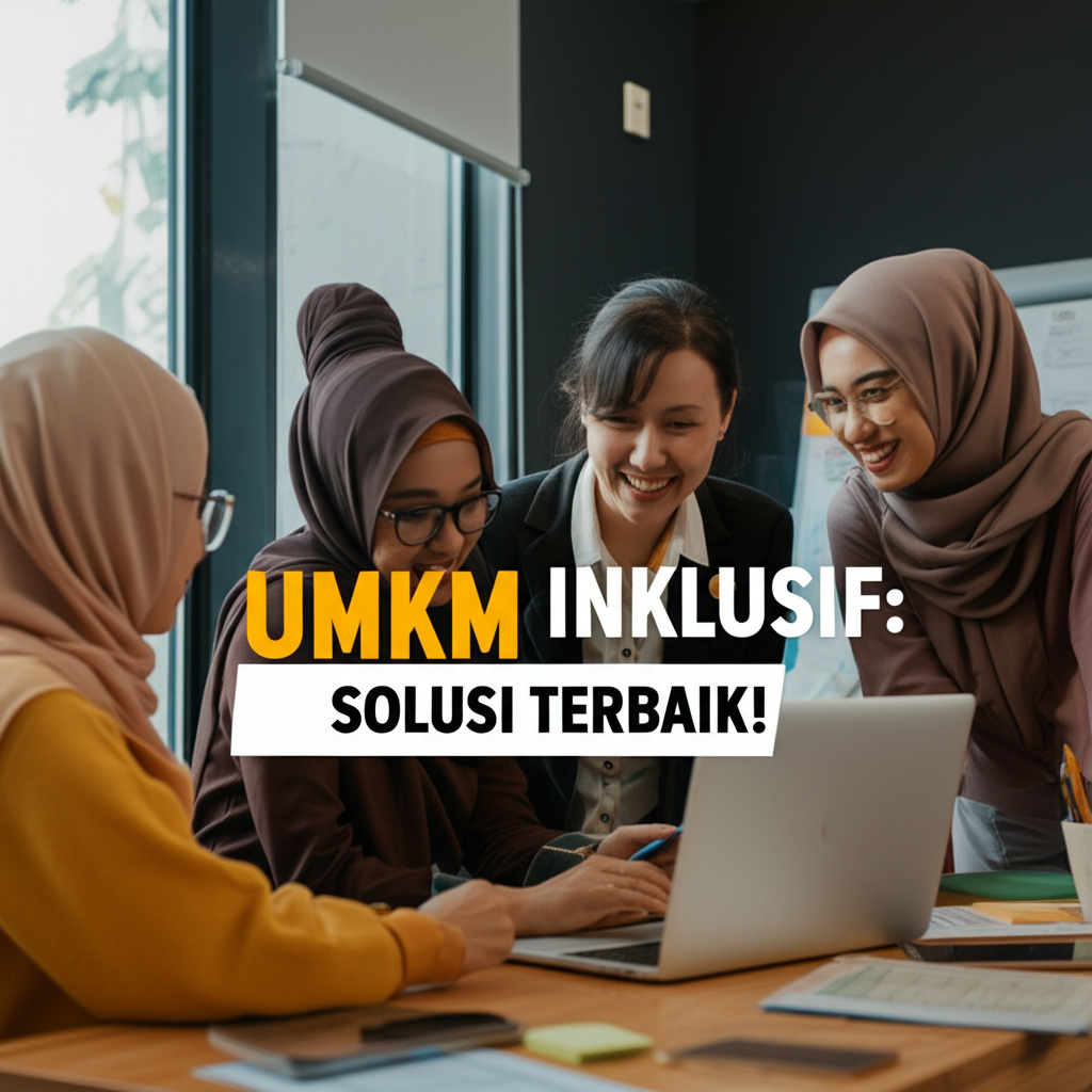 Generate A High Quality, Relevant Image Prompt For An Article About: **UMKM Inklusif: Solusi Terbaik